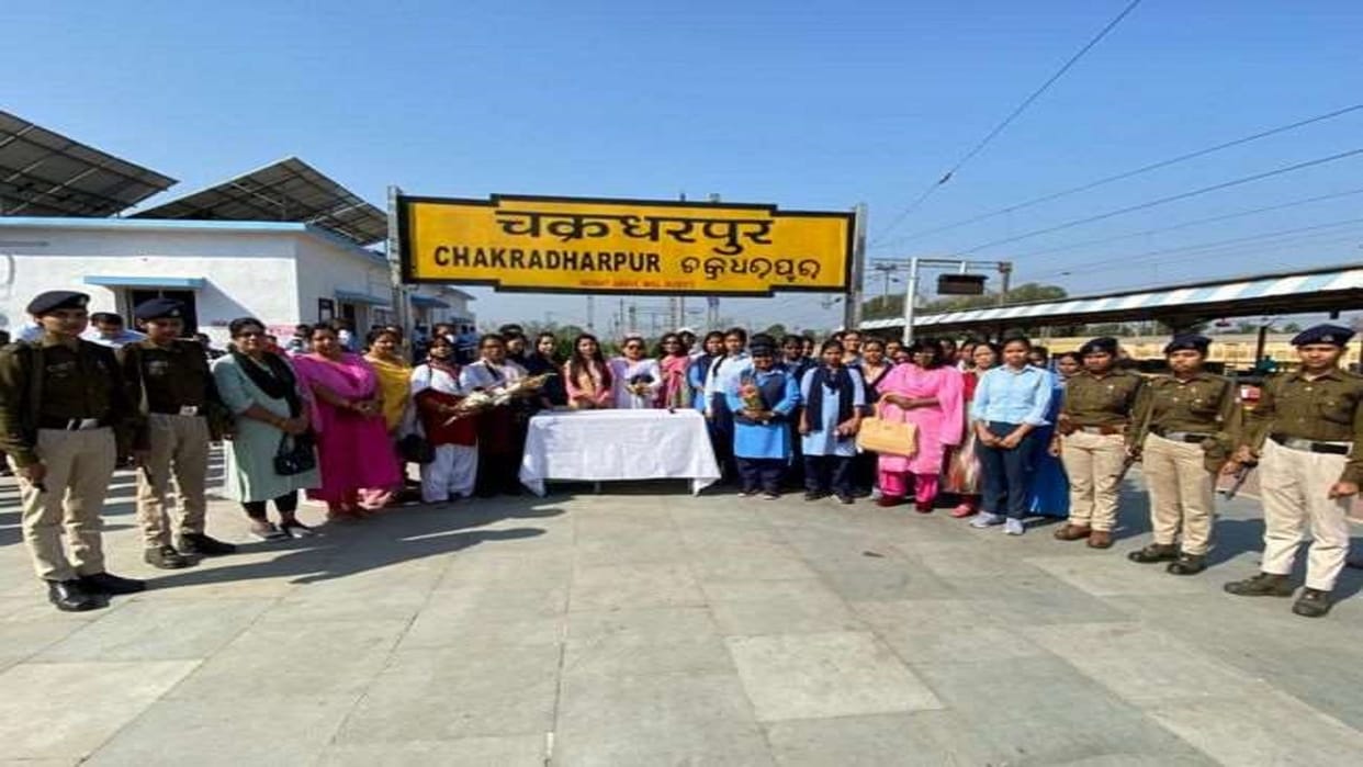 Express train operated by all women staff on International Womens Day