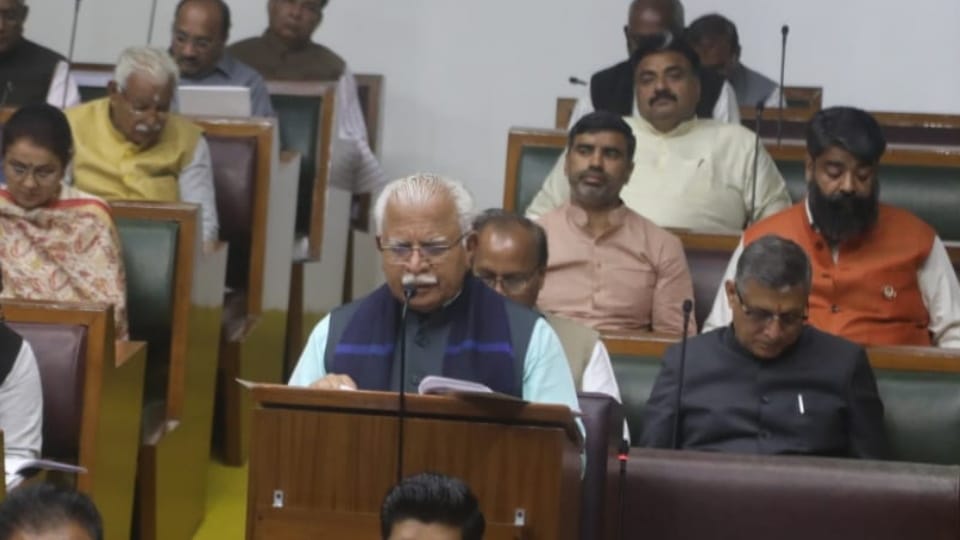 Haryana Budget Allocation, CM Manohar Lal Present 2022-23 Budget Of Haryana News in Hindi