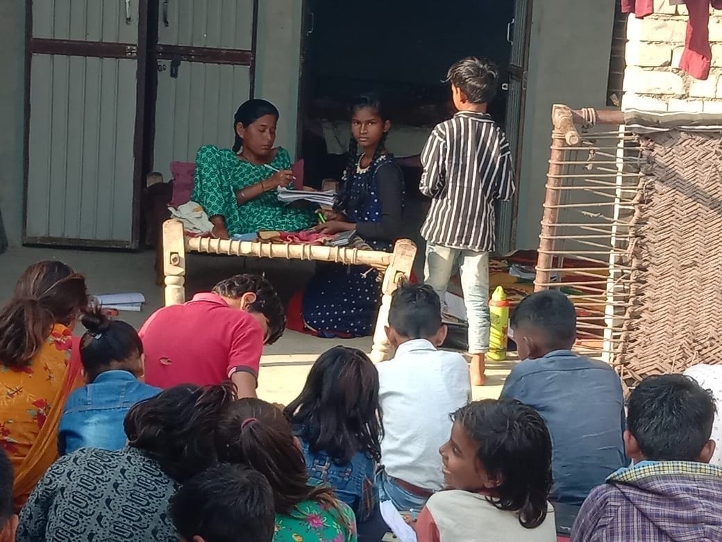 Difficult to survive at home due to lack of money, but gives free education to children