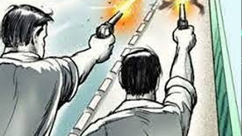 Rajasthan news armed miscreants shot two youths in bikaner rajasthan