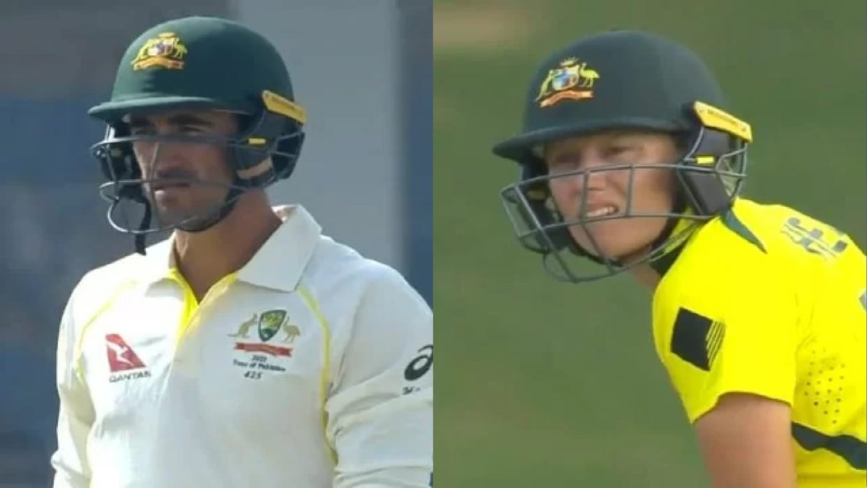 pak vs aus Womens World Cup 2022 Mitchell Starc Alyssa Healy bat same time in respective Pakistan vs Australia matches
