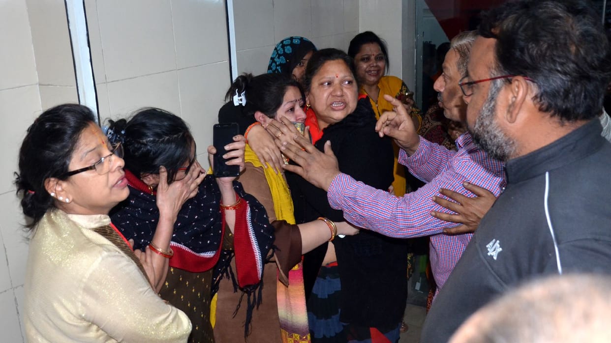 Blood spilled from temple to bedroom