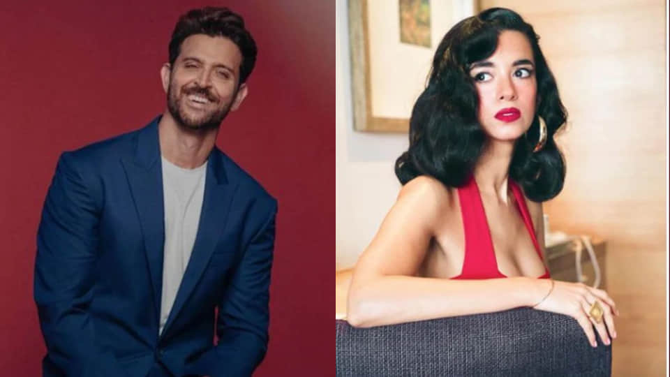 Hrithik Roshan Saba Azad spotted hand in hand at airport netizens start age shaming of both