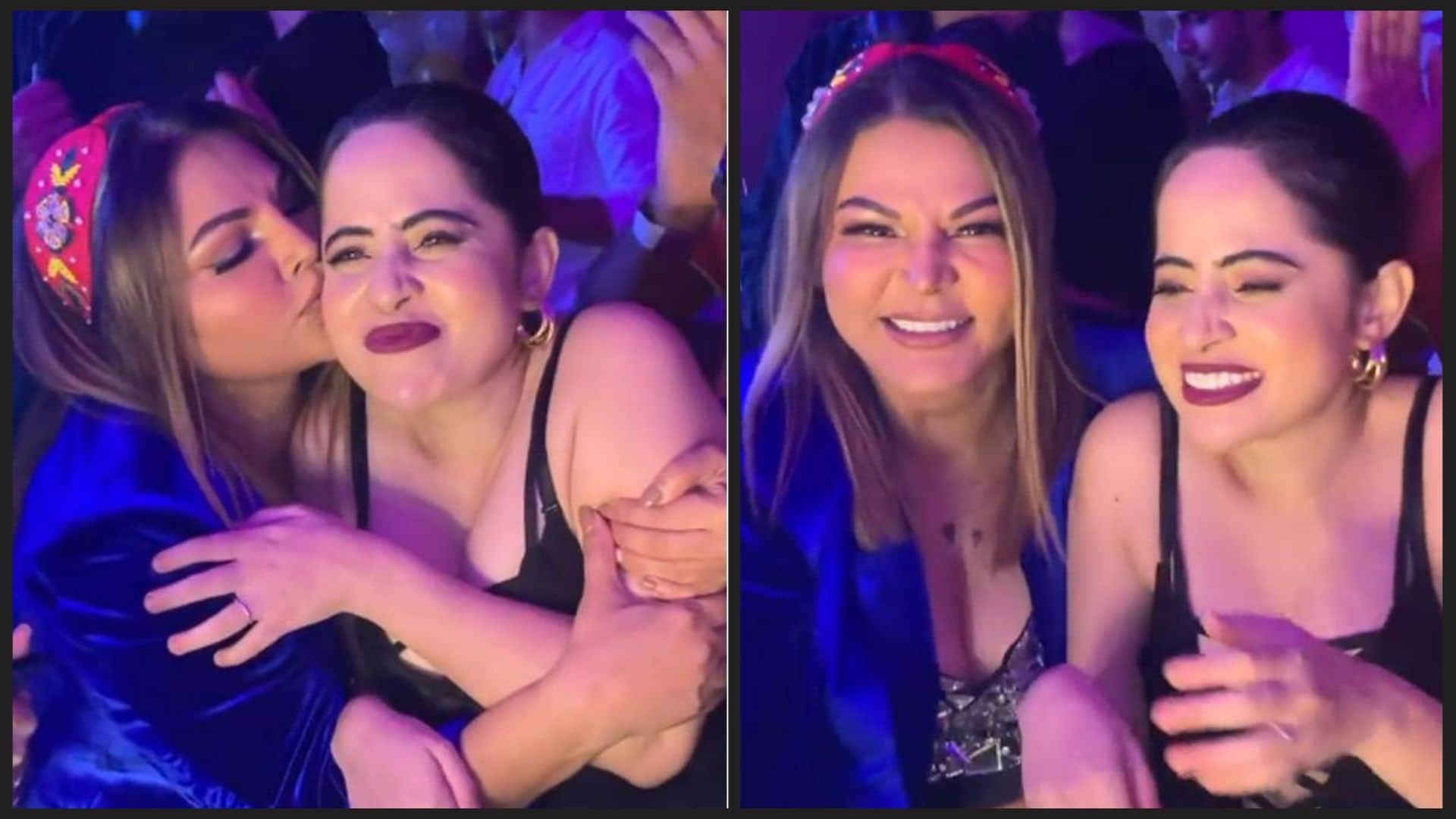 Urfi Javed meets Rakhi Sawant During party Netizens gave them weird tags after watching 3 viral videos