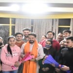 ऊना में केंद्रीय मंत्री अनुराग ठाकुर ।