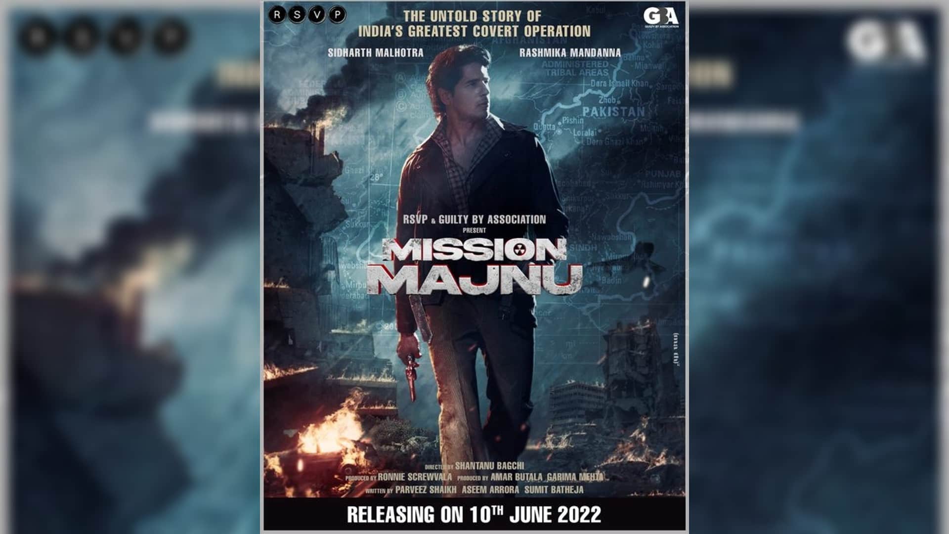 sidharth malhotra rashmika mandanna film mission majnu release date out