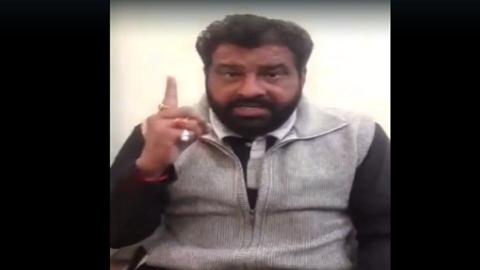 sp candidate from hasanpur seat mukhiya gurjar threatened said i will see the administration if any one try to disturb  counting of votes