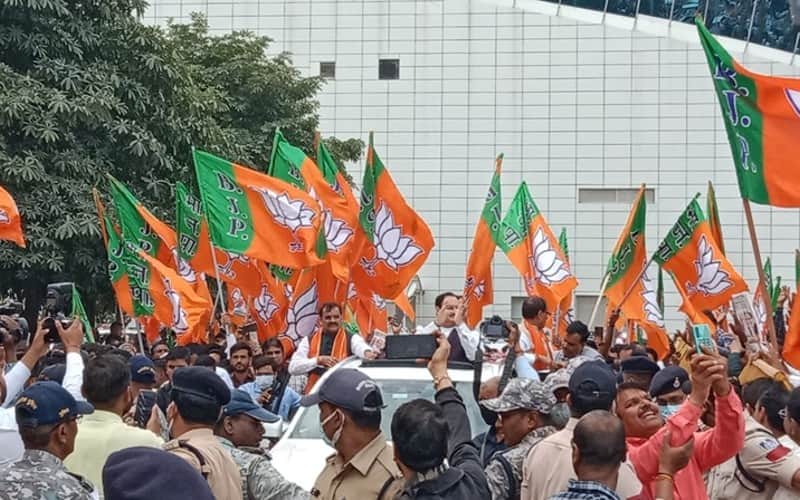 Indore: BJP President Nadda taught coordination with advice, taught the lesson of discipline ... know why he was happy with MP ...