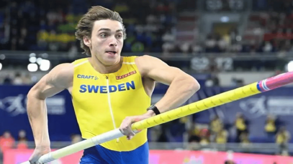 Sweden Armand Duplantis breaks his own pole vault world record again during belgrade indoor championship