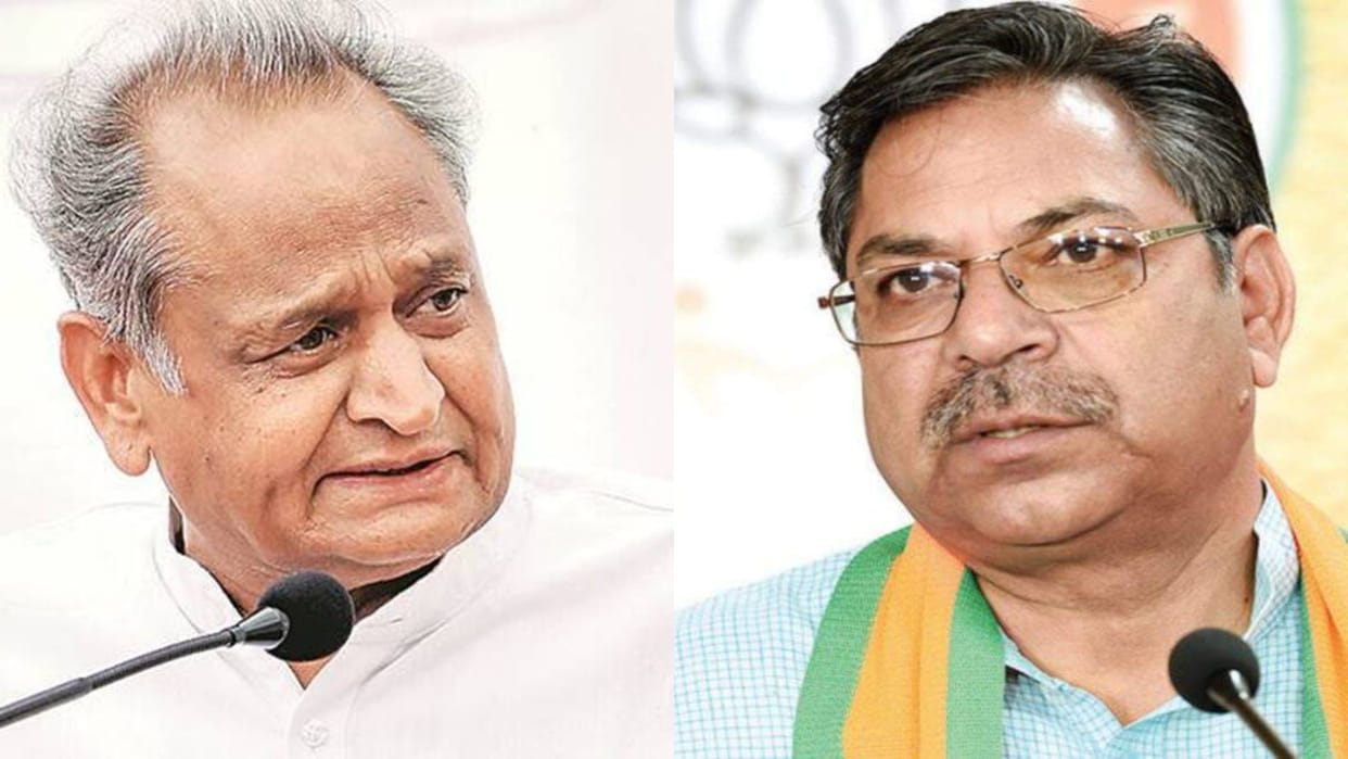 Satish Poonia write letter to CM Gehlot on Bari AEN and JEN assault Case