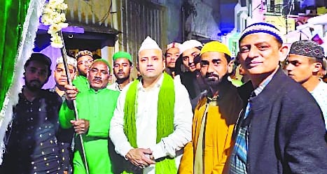 Procession on the birth anniversary of Imam Hussain