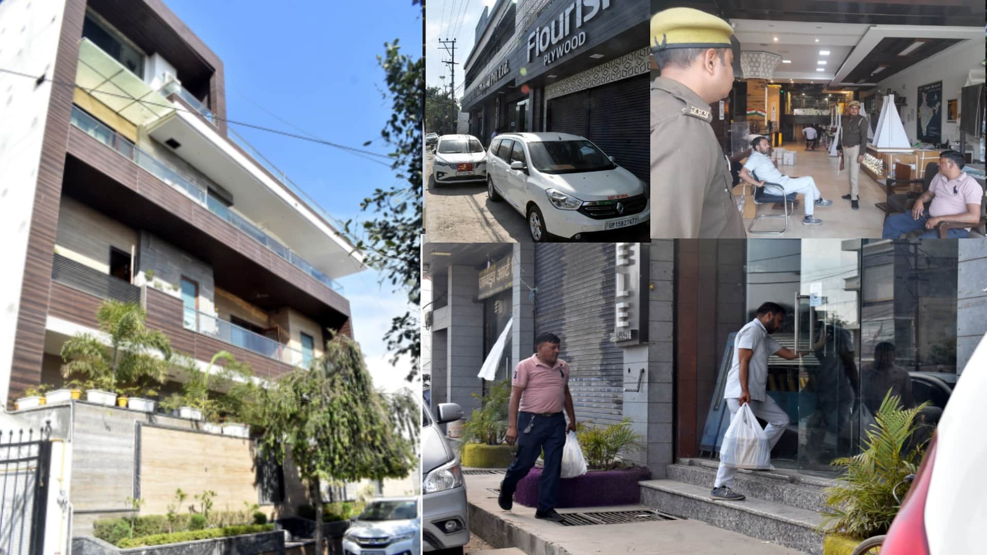 Income tax team was searching the house of 10 crores for 15 hours, investigation on showroom and factory also