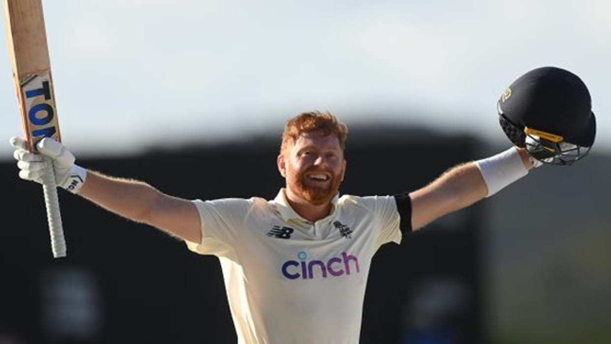 ENG vs WI 1st test day 1 jonny Bairstow century helps England posting 268 for six wickets