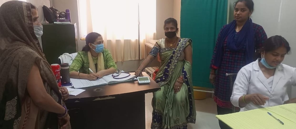health checkup of 327 women