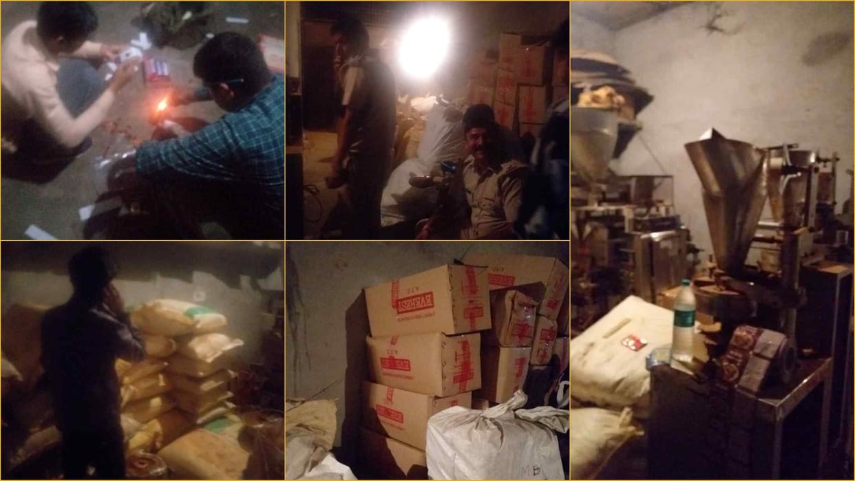 Adulterated spice factory busted in Rohtak of Haryana