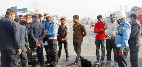 Cyclist student dies due to truck collision