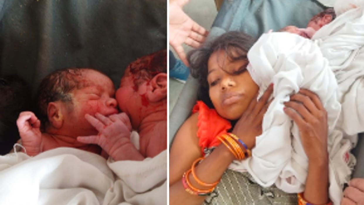 Khandwa: Birth of twin sons in Lucknow-Mumbai Pushpak Express, train stopped at Harda in emergency