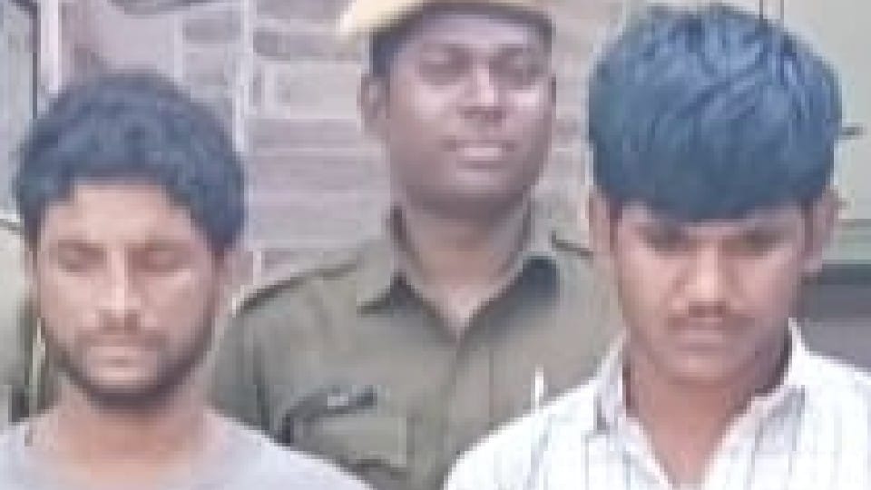 Rajasthan news After three months two miscreants were caught stealing in jewelers shop