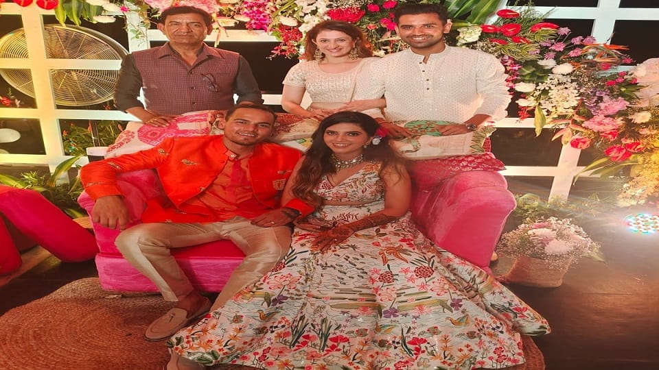 Indian Cricketer Rahul Chahar Wedding With Ishani Johar In Goa