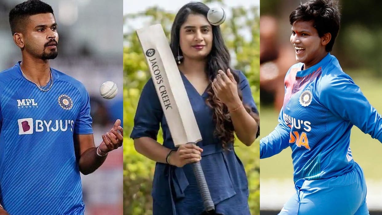 ICC Awards Shreyas Iyer Mithali Raj and Deepti Sharma shortlisted for Player of the Month