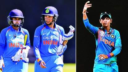 मिताली राज, स्मृति मंधाना और हरमनप्रीत कौर