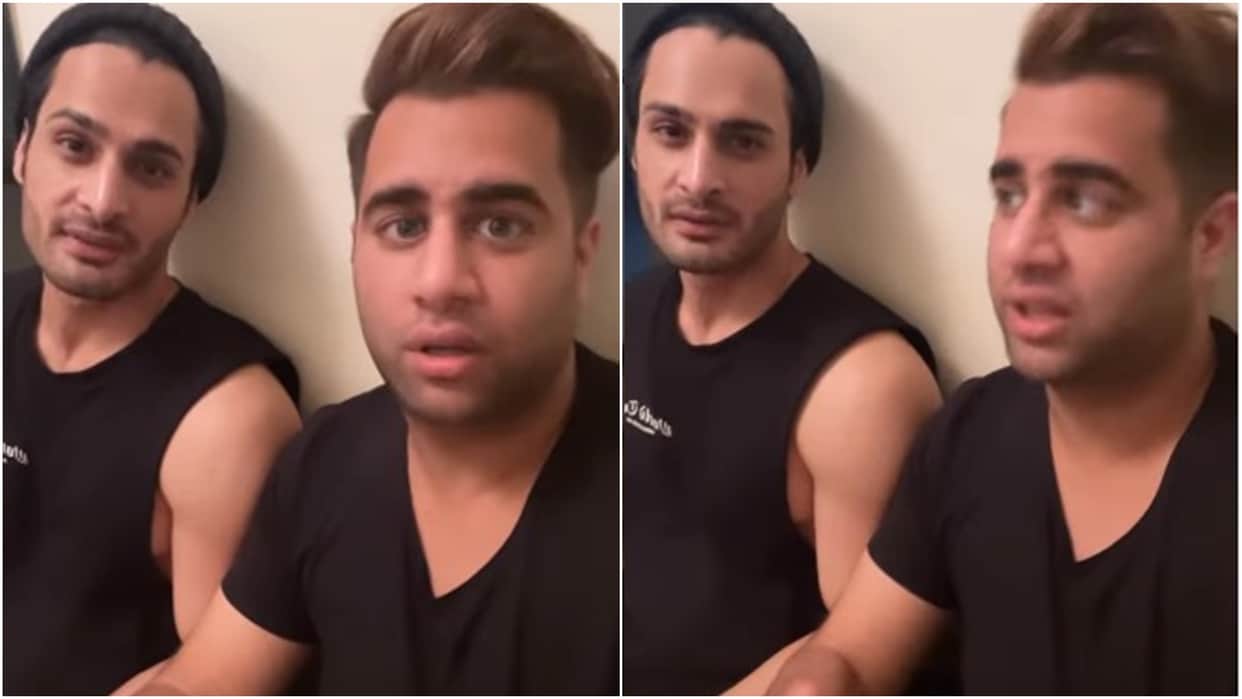 Social media: Umar Riaz was seen mimicking and making fun of Rajiv Adatia said thepla banane aaya hai