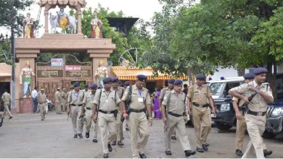 Up election 2022 Counting site in three-tier security circle in mathura