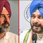 पूर्व हॉकी खिलाड़ी परगट सिंह और पूर्व क्रिकेटर नवजोत सिंह सिद्धू