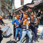 उत्तराखंड विधानसभा चुनाव परिणाम, भाजपाइयों ने मनाया जश्न