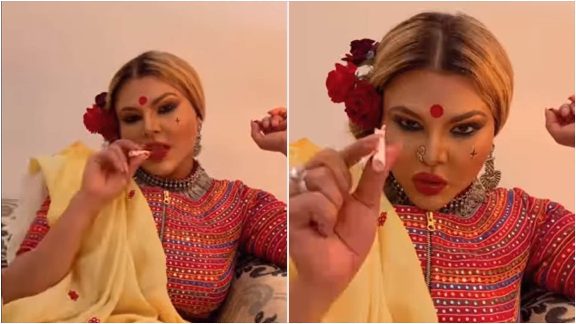 Gangubai Kathiawadi: Rakhi Sawant shared a video of herself doing acting as Gangubai fans said you are better than Alia bhatt