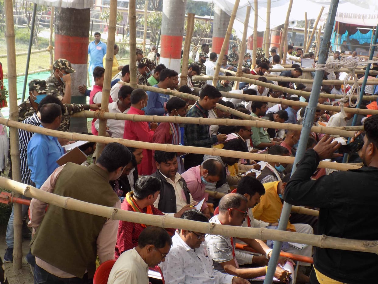 BJP candidates maintaining lead till the end