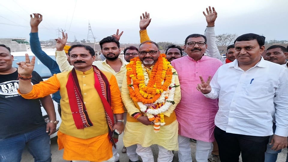 UP Election Result: BJP clean sweep on all four seats of Sonbhadra, Bhupesh Choubey won for the second time in a row