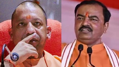 मुख्यमंत्री योगी आदित्यनाथ और डिप्टी सीएम केशव प्रसाद मौर्य।