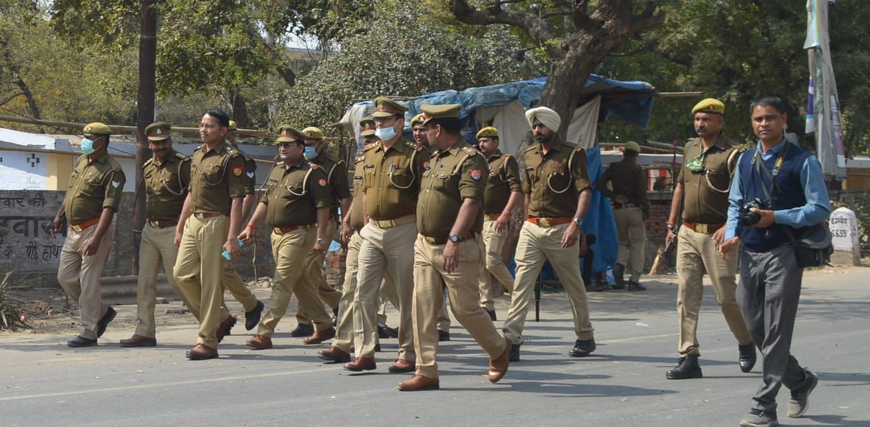 Hathras: Tight security arrangements were made around the counting site