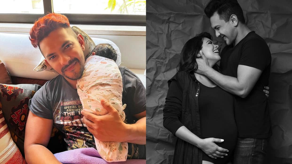 Aditya narayan gave first glimpse of her baby daughter Tvisha narayan by sharing first photo with her