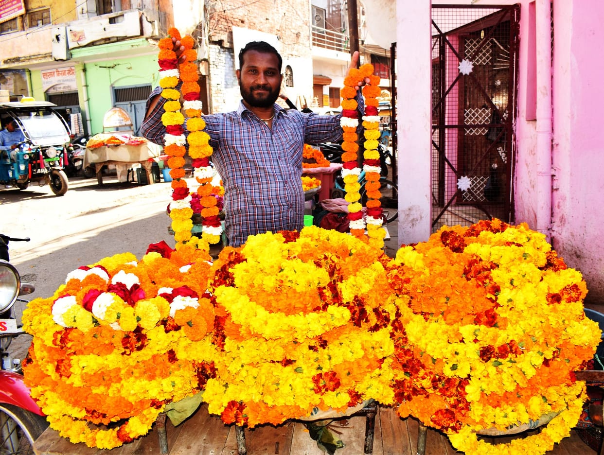Laddoos started being made at sweet shops, candidates gave orders