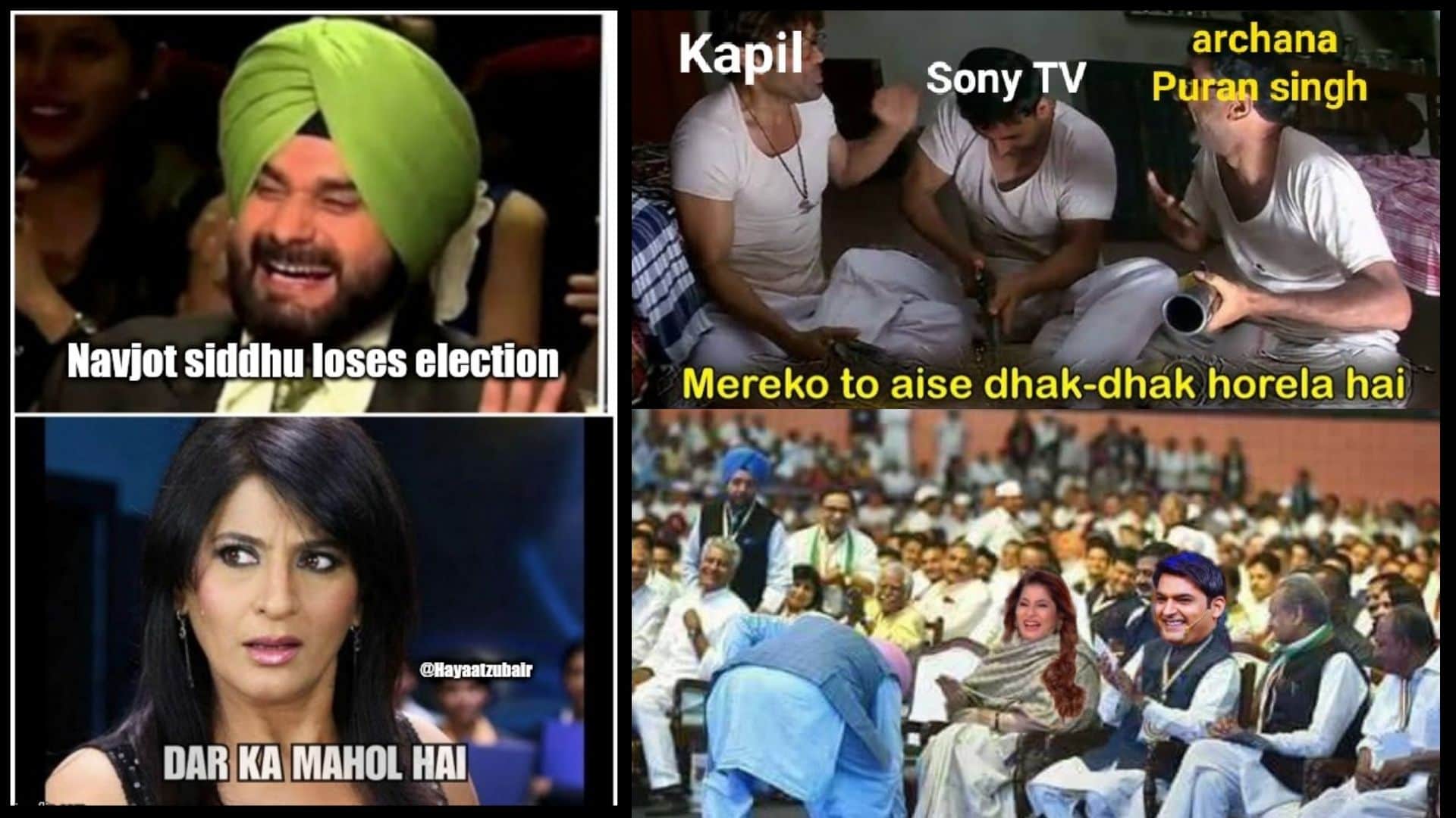 Netizens trend Archana Puran Singh memes following Navjot Sidhu's defeat in punjab assembly elections