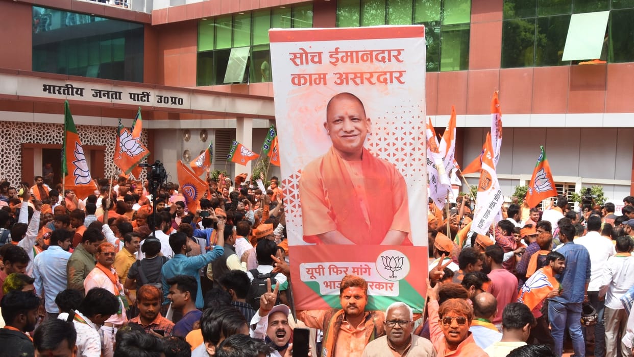 UP Election Result 2022 magic: Yogi Adityanath emerged as a new star, ruling party came to power again