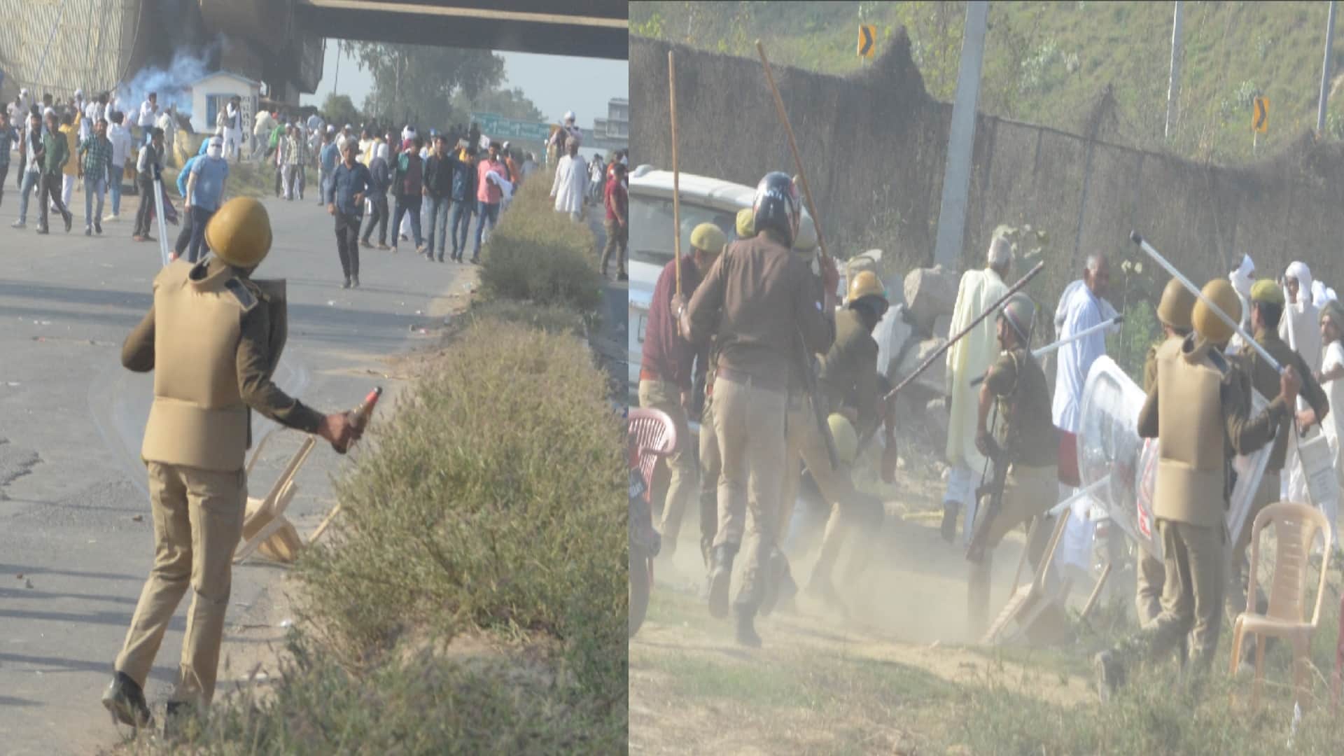Up Chunav Result Baghpta, Baghpat Bawal : RLD Supporters rucks baraut seat, Alleging disturbances at the counting center, RLD workers pelted stones fiercely
