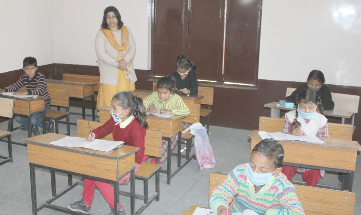 Class III children gave examination in four hundred schools
