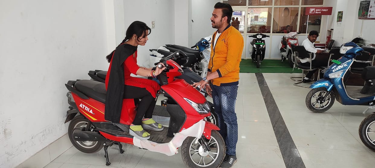Sales of electric vehicle vehicles increased