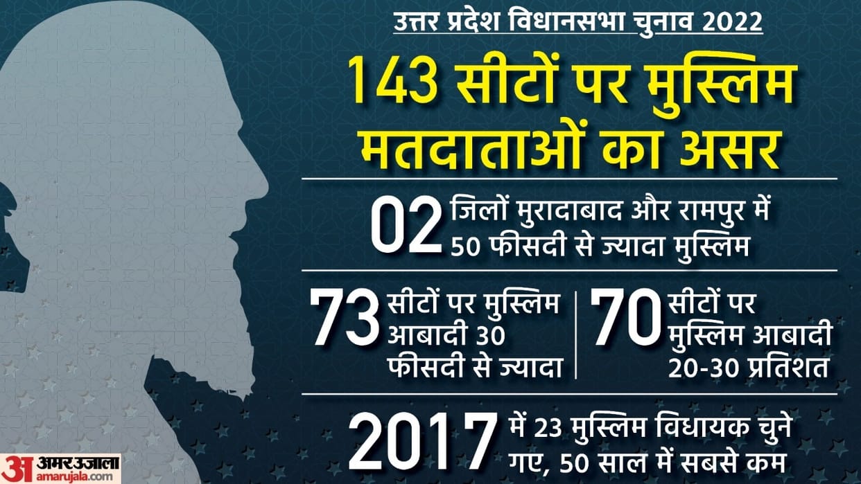 up election result 2022 muslim majority vidhan sabha seats in up vote percentage bjp sp win loss analysis in hindi