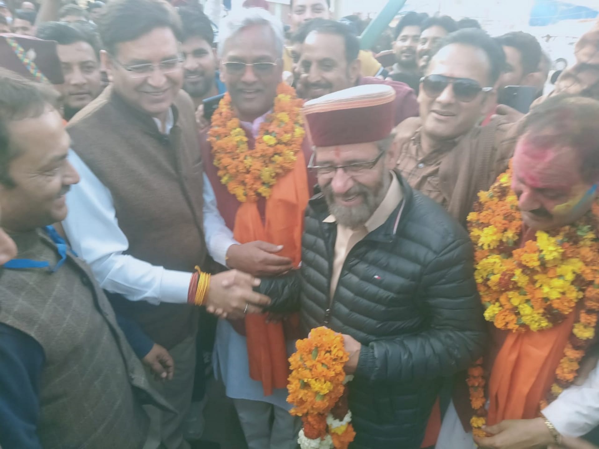 Uttarakhand Election Results 2022: BJP workers Enthusiasm high in Uttarakhand, processions started at counting site