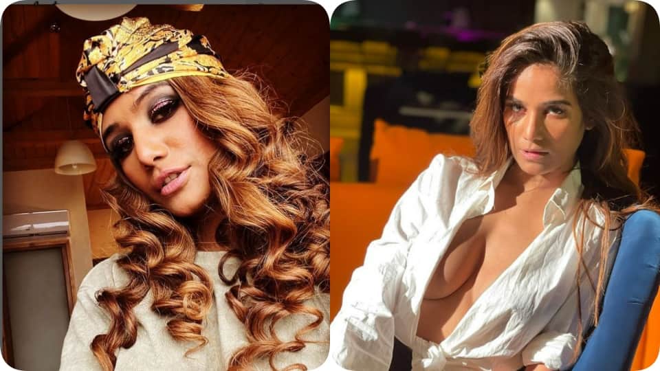 poonam Pandey Goes topless after fans save her from the elimination lockupp