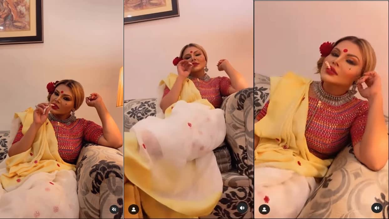 rakhi sawant share video in gangubai kathiawadi avatar fans says you better than alia bhatt