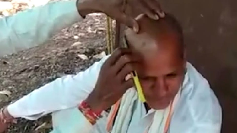 Rajgarh: If the Congress lost, then the head was shaved at the middle crossroads, Congress had claimed to win in four states