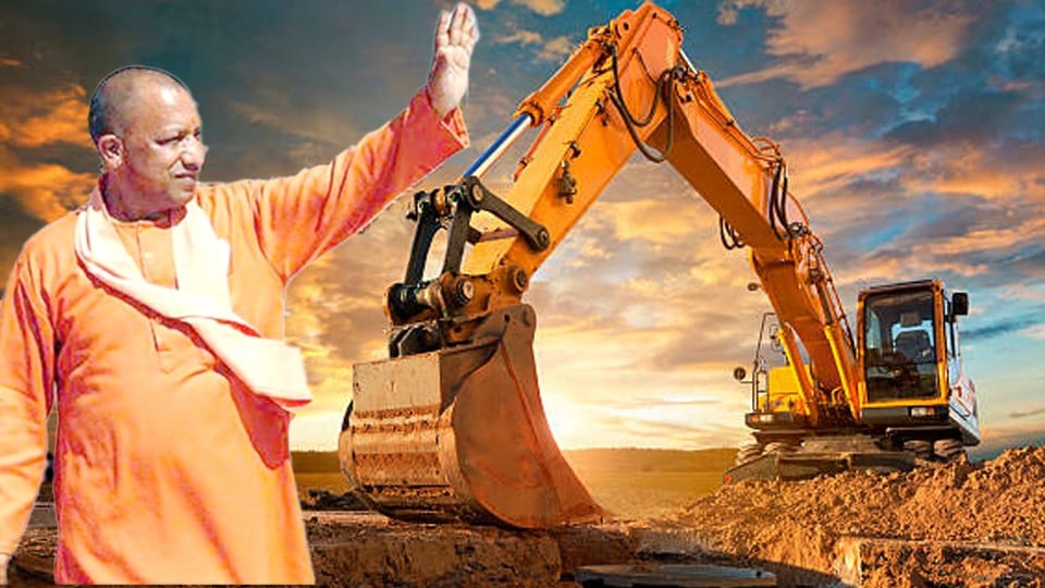 up election result 2022 bulldozer baba yogi adityanath bulldozer from america to up, what is the connection of bulldozers to elections and its history