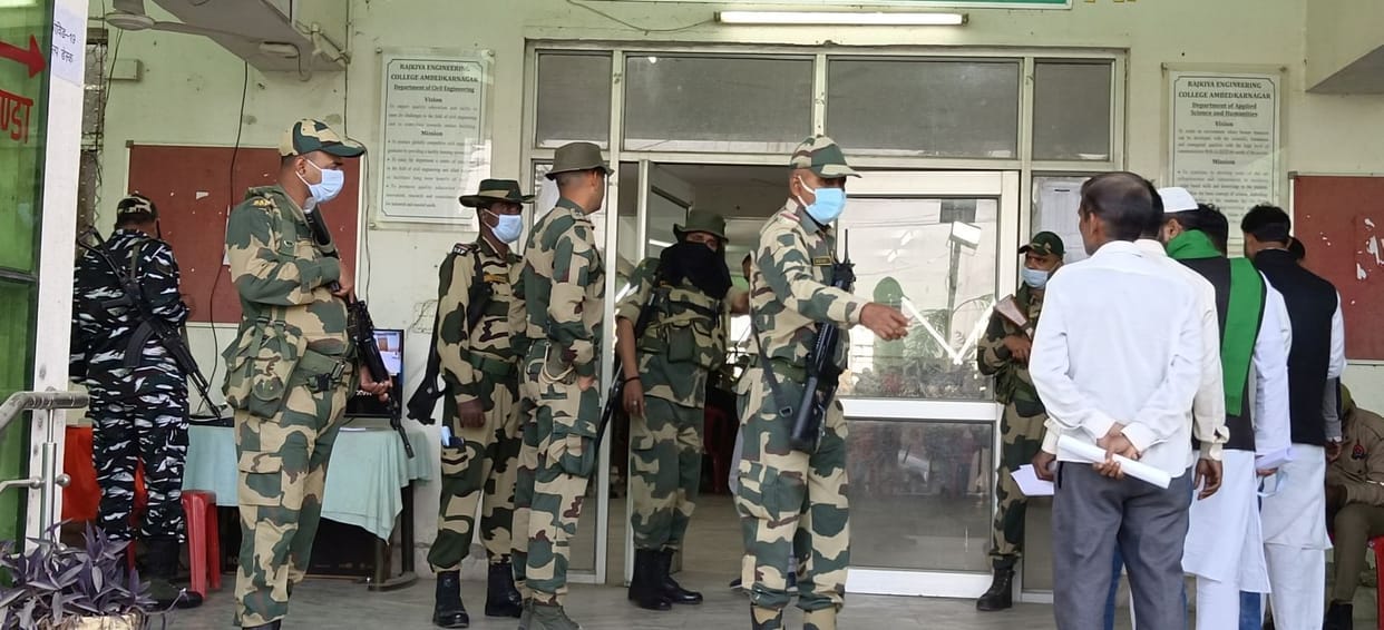 Tight security arrangements for counting of votes