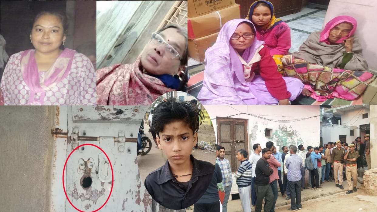 Agra Bah Double Murder Case Innocent Anuj clashed with miscreants to save his mother