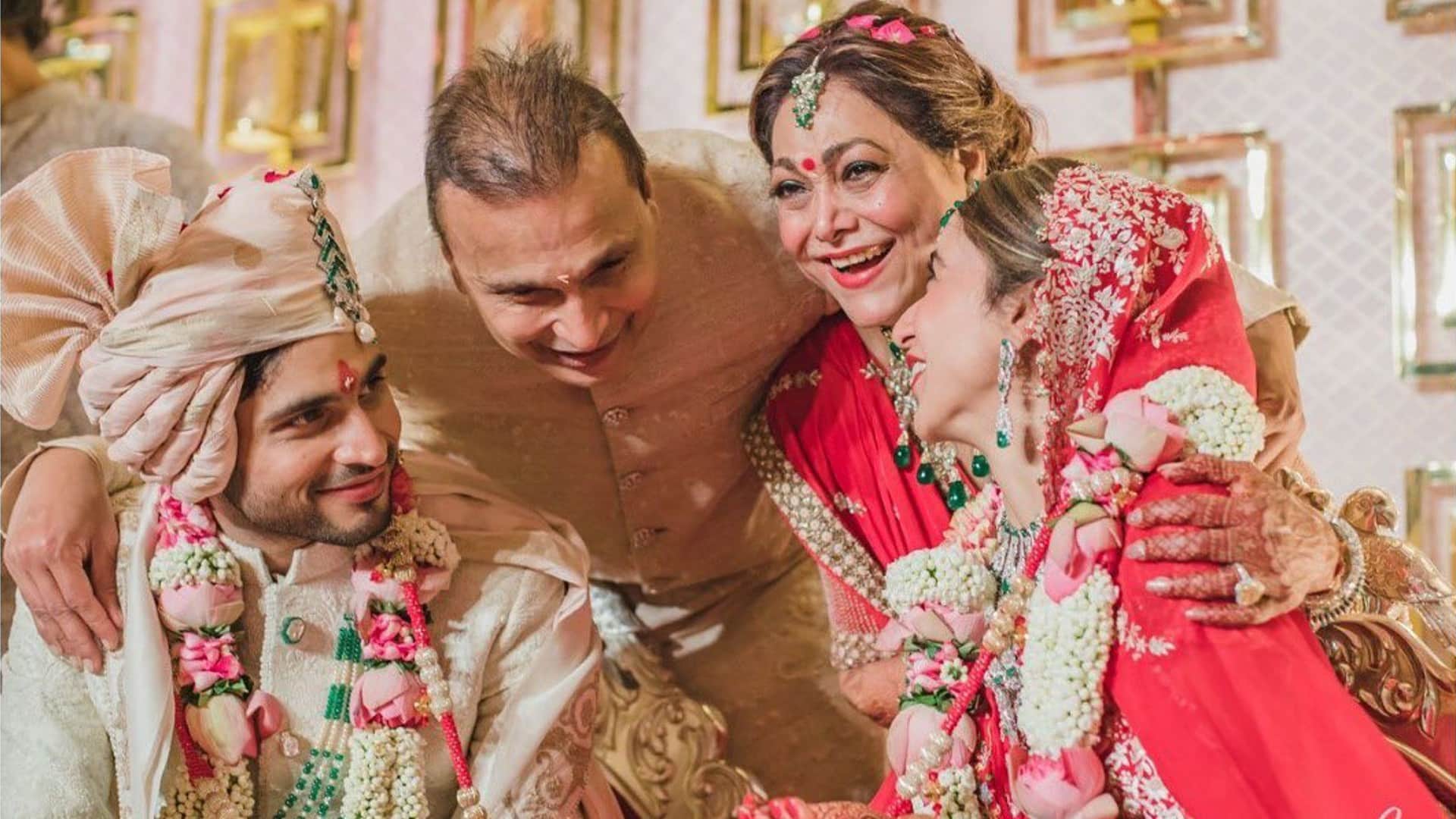 tina ambani son anmol ambani wedding  Amitabh Bachchan Jaya Bachchan abhishek Bachchan Aishwarya Rai Bachchan in pictures.
